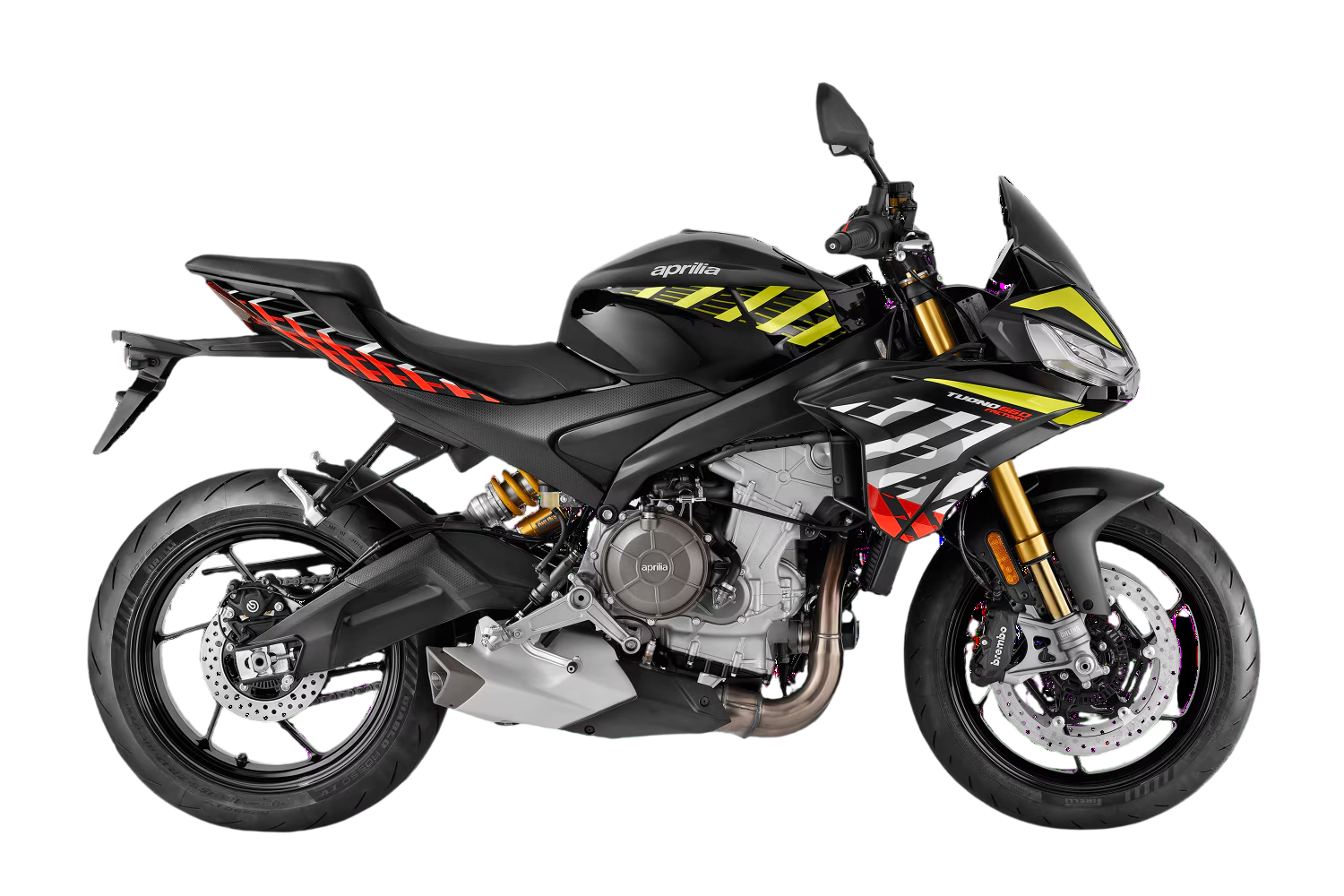 Aprilia Tuono 660 Factory Shakedown Yellow