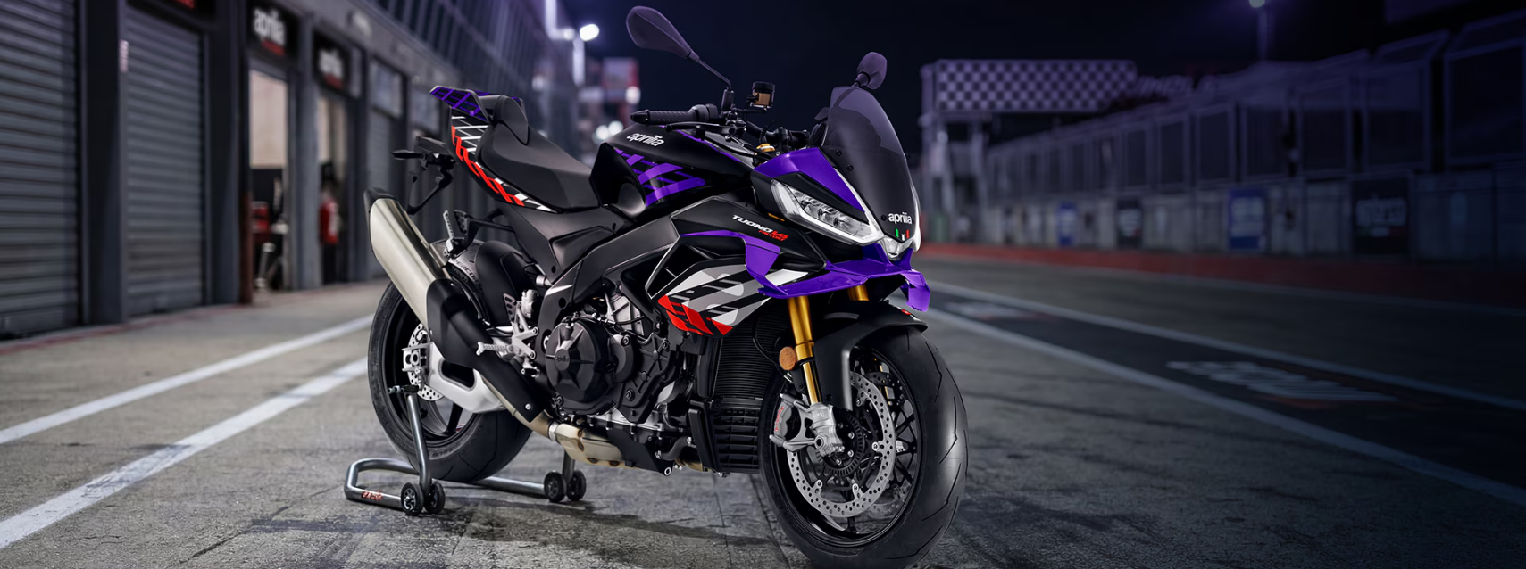 Aprilia tuono V4 promo banner