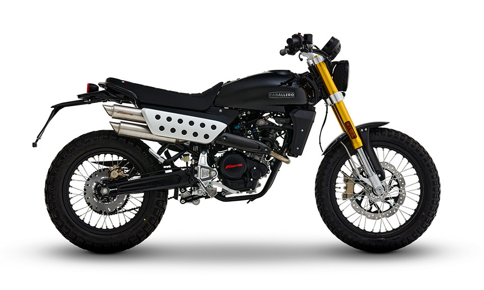 Fantic Caballero 125 Scrambler nero