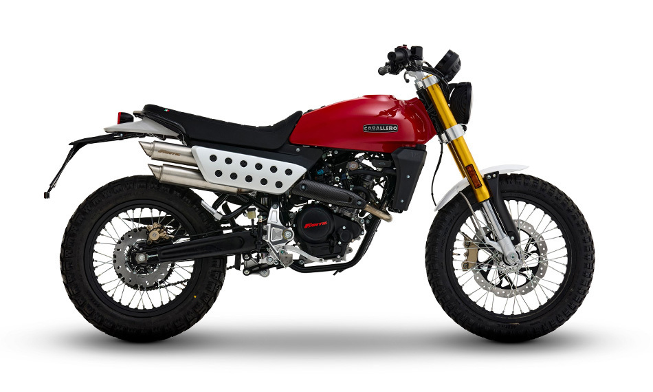 Fantic Caballero 125 Scrambler rosso