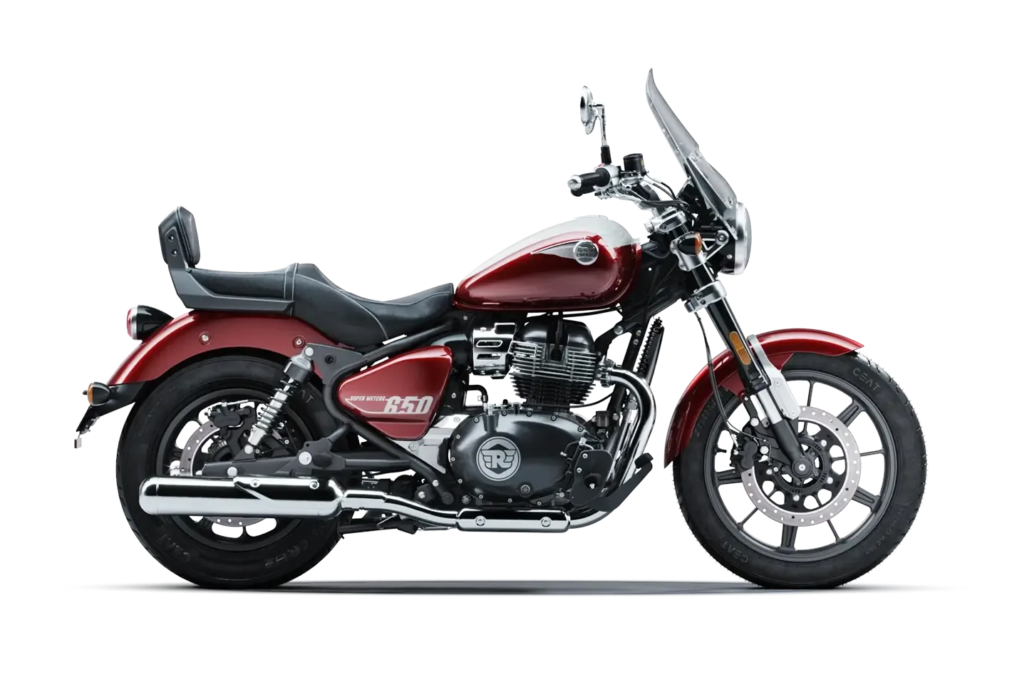 Royal enfield Super Meteor 650 celestial red 001