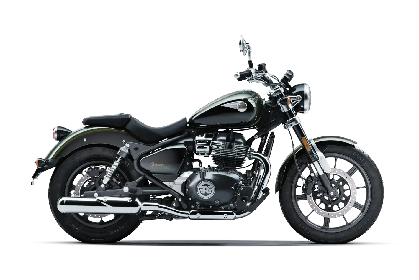 Royal enfield Super Meteor 650 interstellar green 000