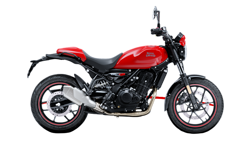 Royal enfield guerrilla apex 452 red1