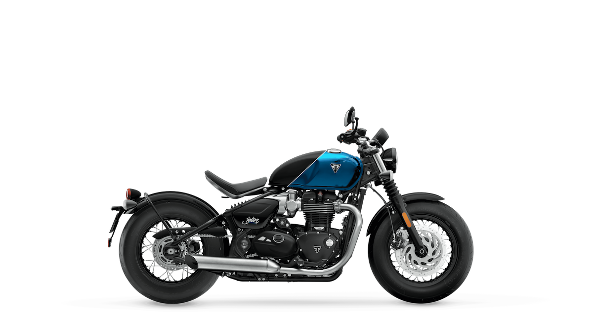 Bonneville Bobber MY26 Interstellar Blue RHS 2