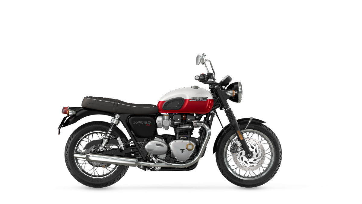 Bonneville T120 MY25 Cranberry Red RHS