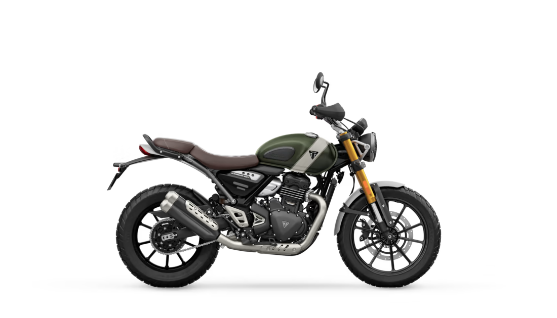Scrambler 400 x my24 matt khaki green rhs