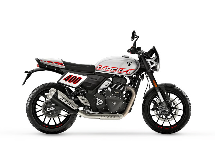 Triumph tracker 400 silver