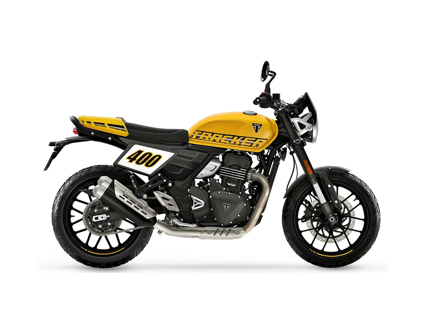 Triumph tracker 400 yellow