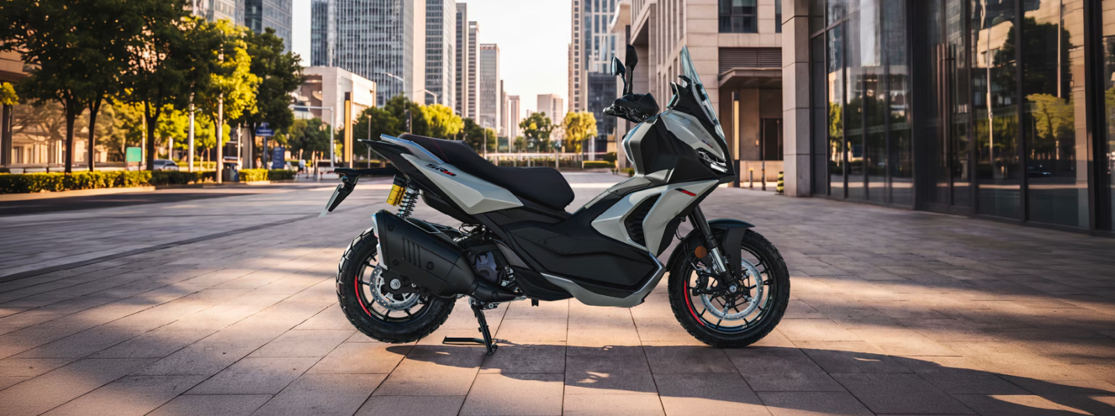 Aprilia SR GT promo banner