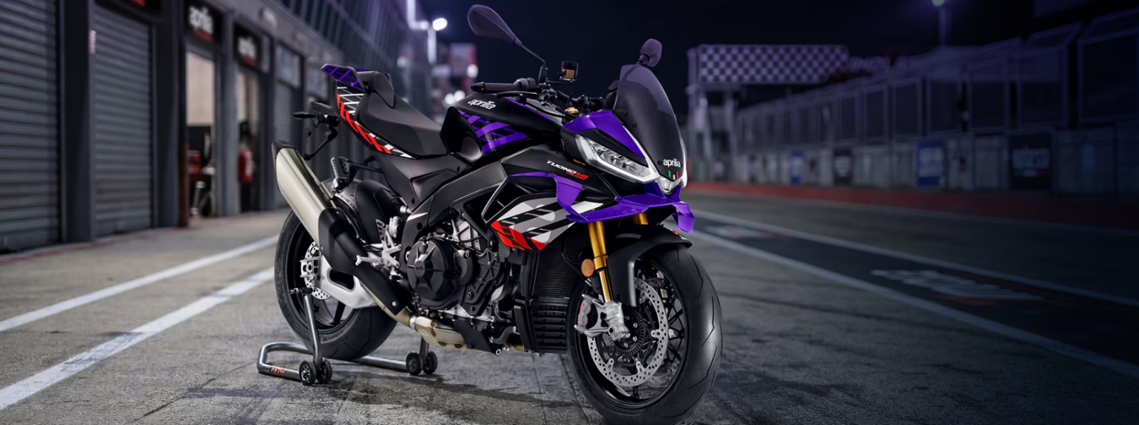 Aprilia tuono V4 promo banner