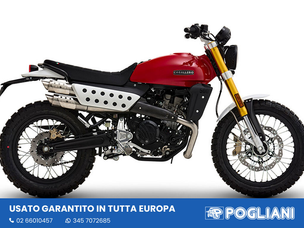 Fantic Caballero 500 Scrambler Rossa