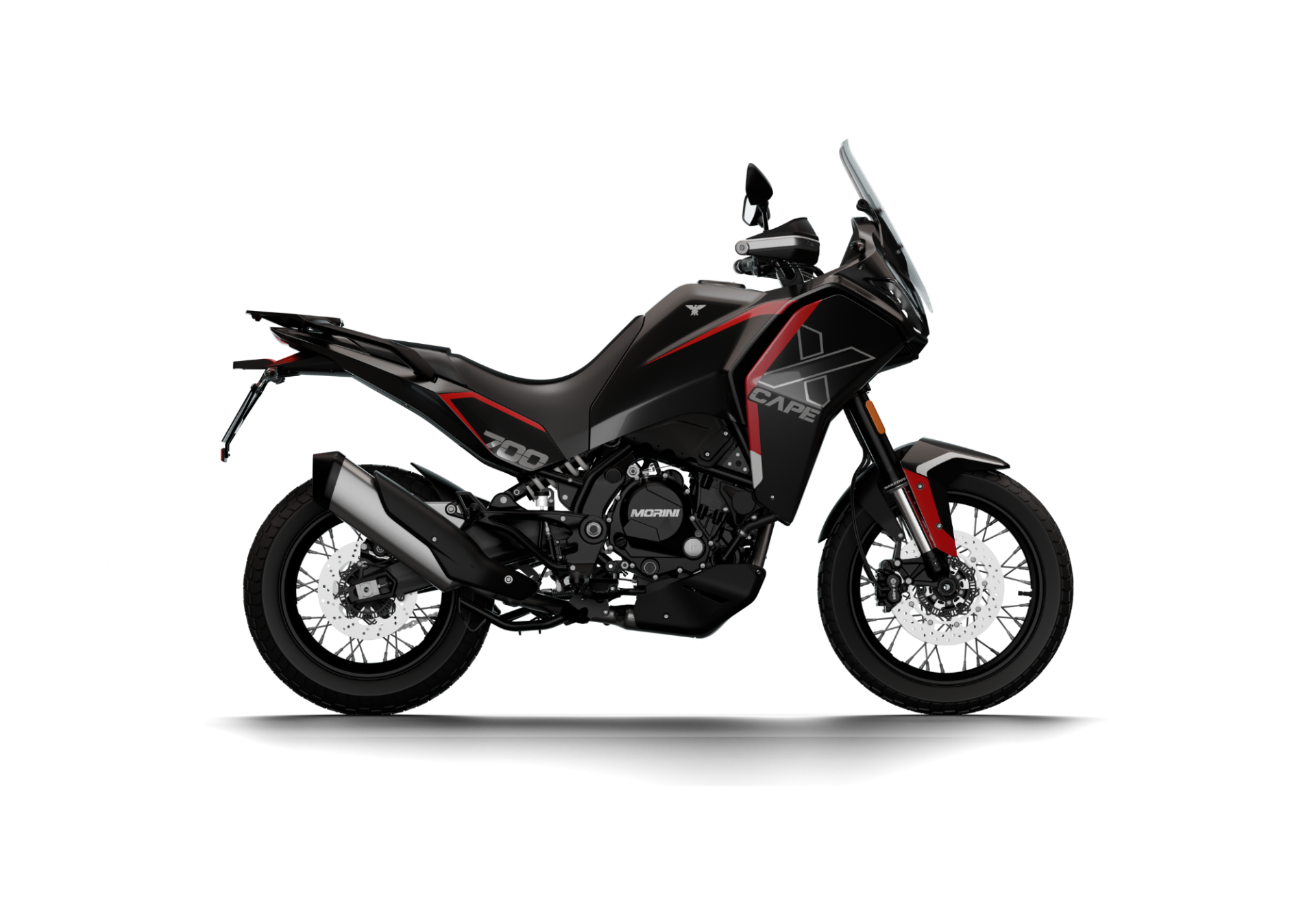 Moto Morini X Cape 700 Cerchi a raggi Black Ebony
