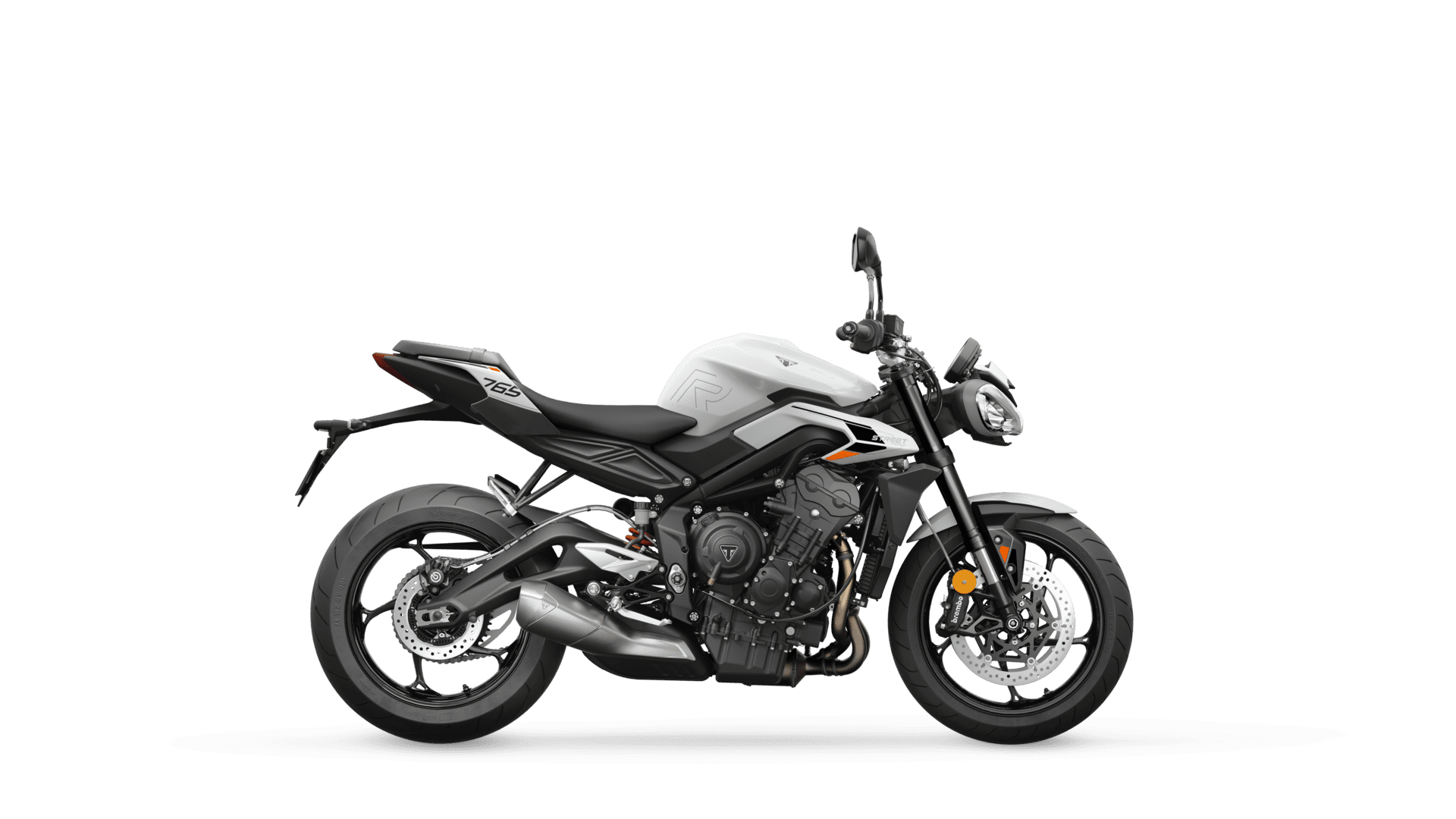 Triumph Street Triple 765 R Pure White