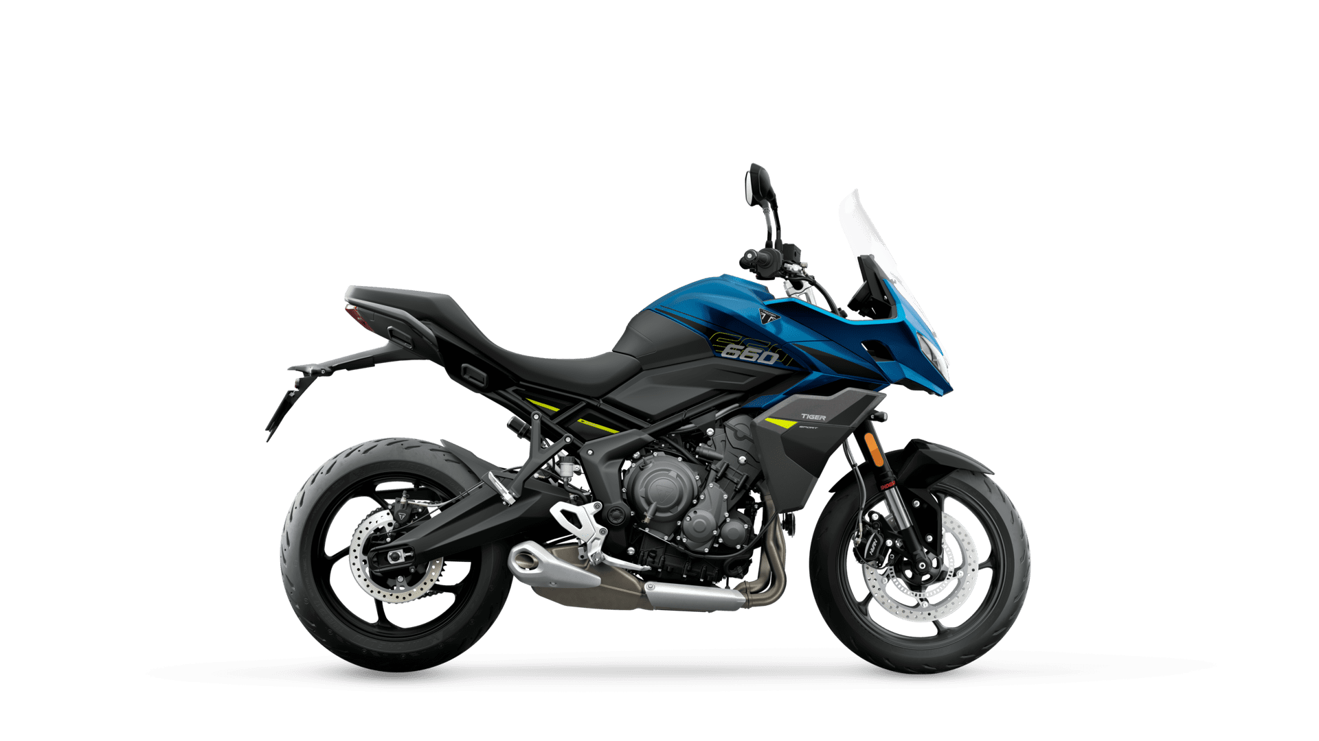 Triumph Tiger 660 Interstellar Blue Mineral Grey