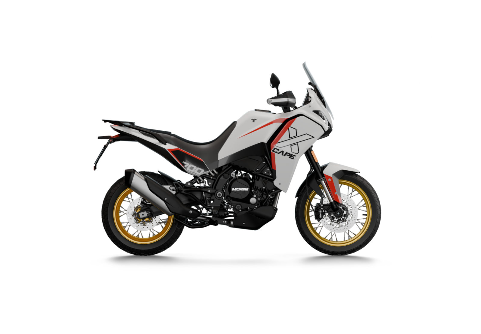 Moto Morini X Cape 700 Gold Carrara White