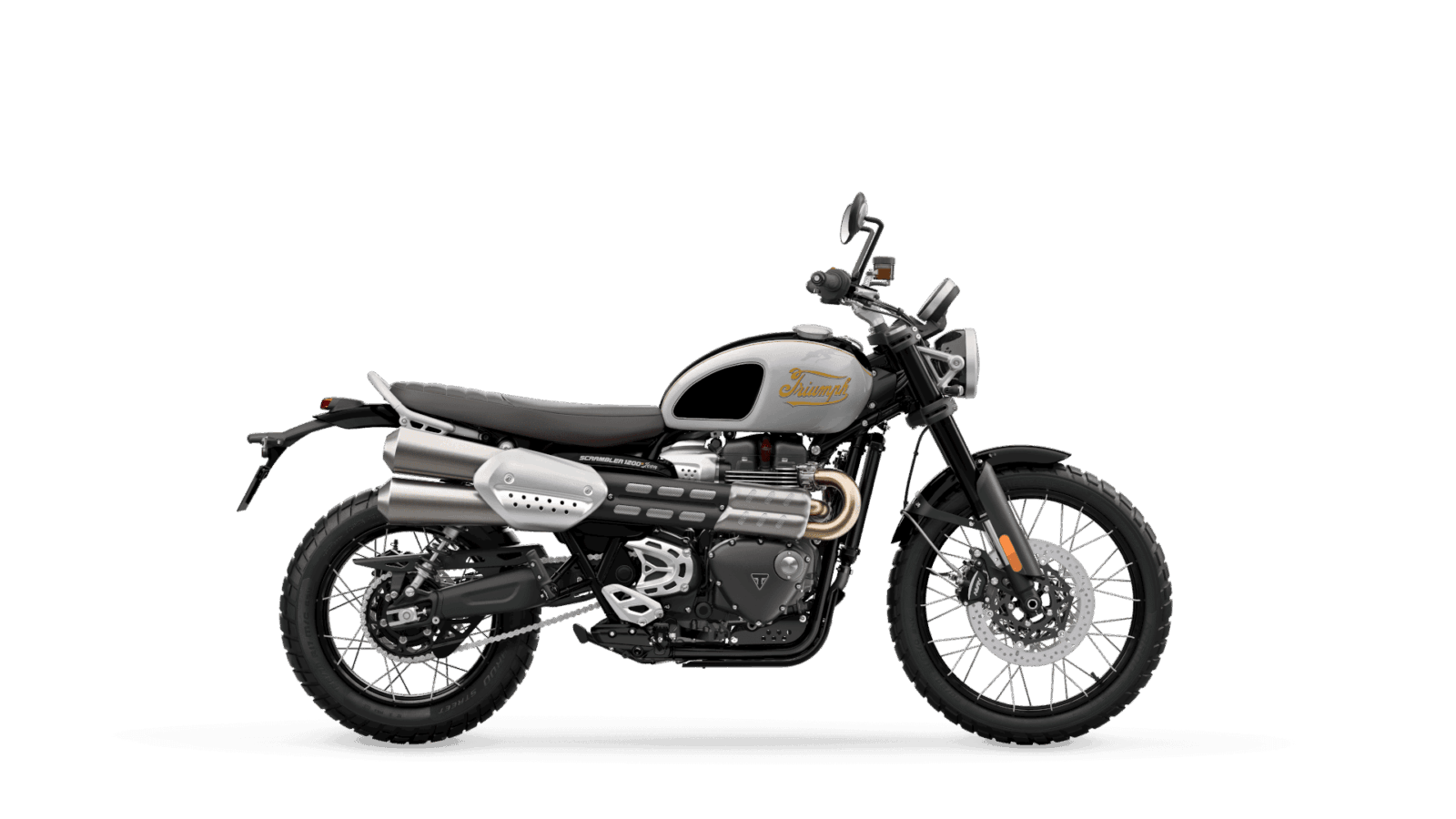 Triumph Scrambler 1200 X Aluminium Silver Sapphire Black