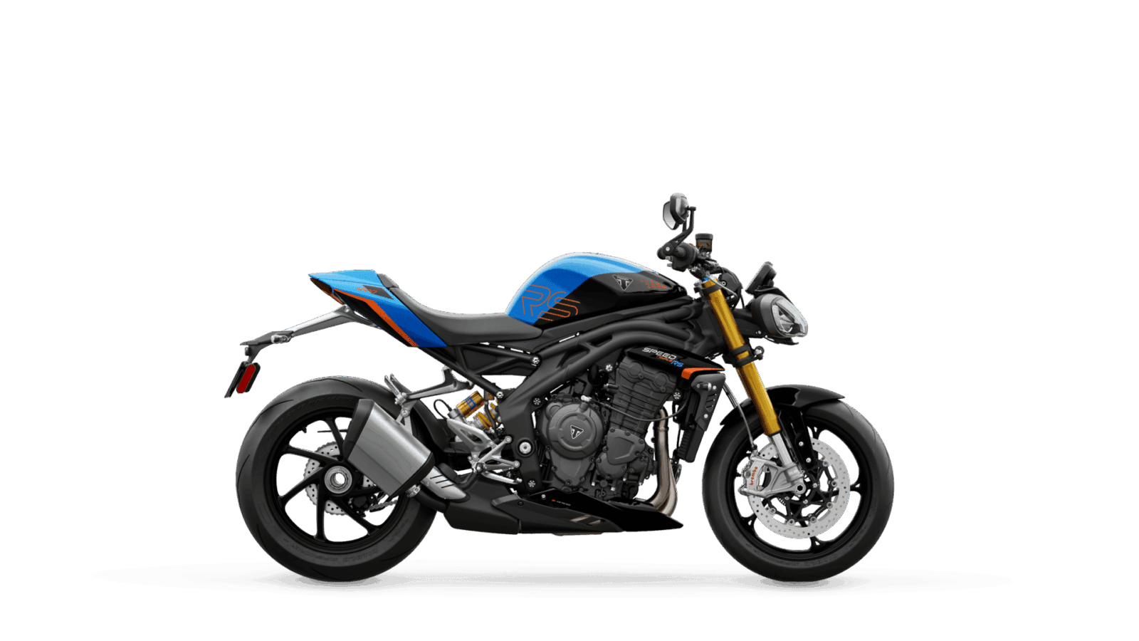 Triumph Speed Triple 1200 RS Jet Black Maui Blue
