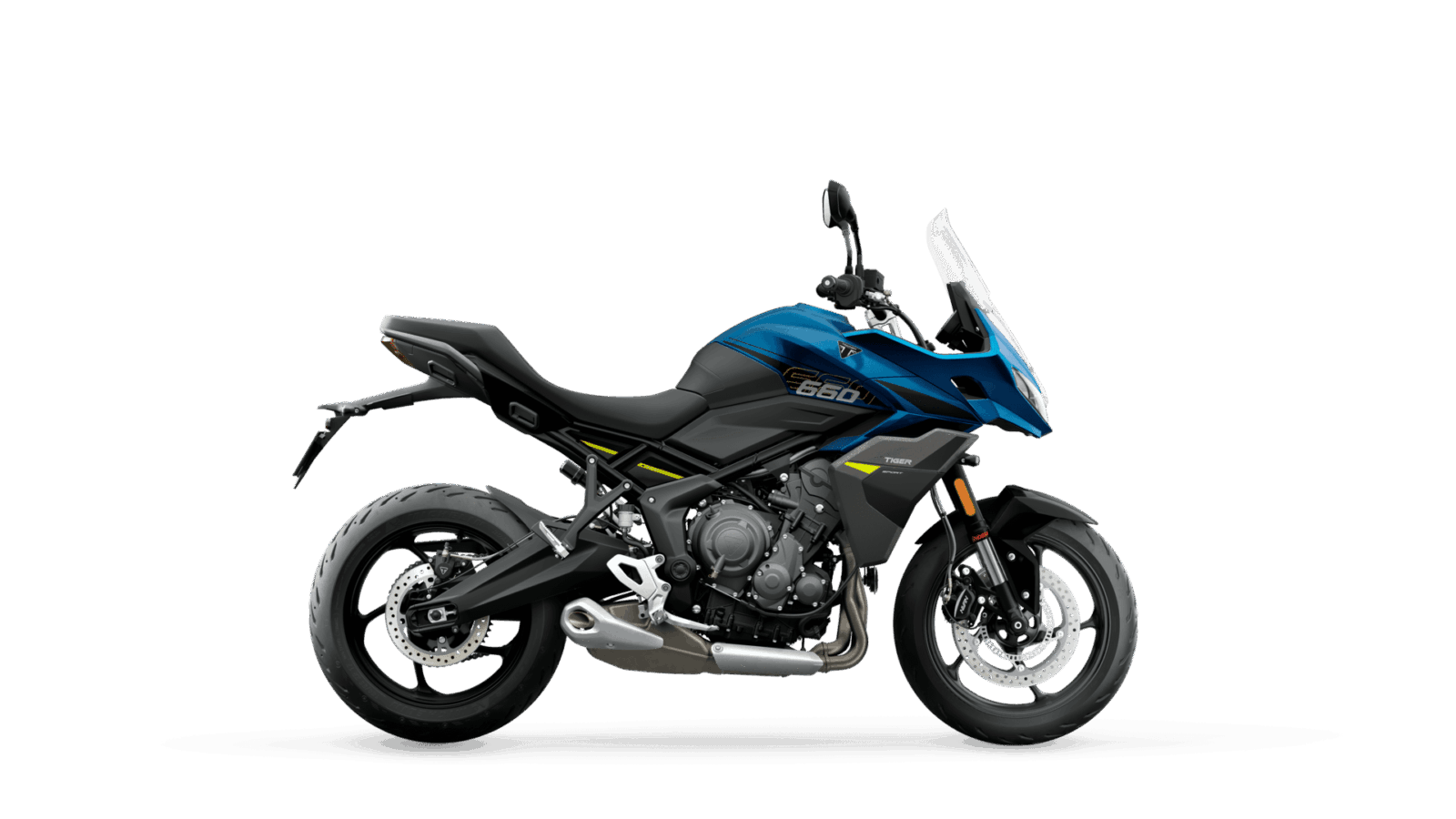 Triumph Tiger 660 Interstellar Blue Mineral Grey