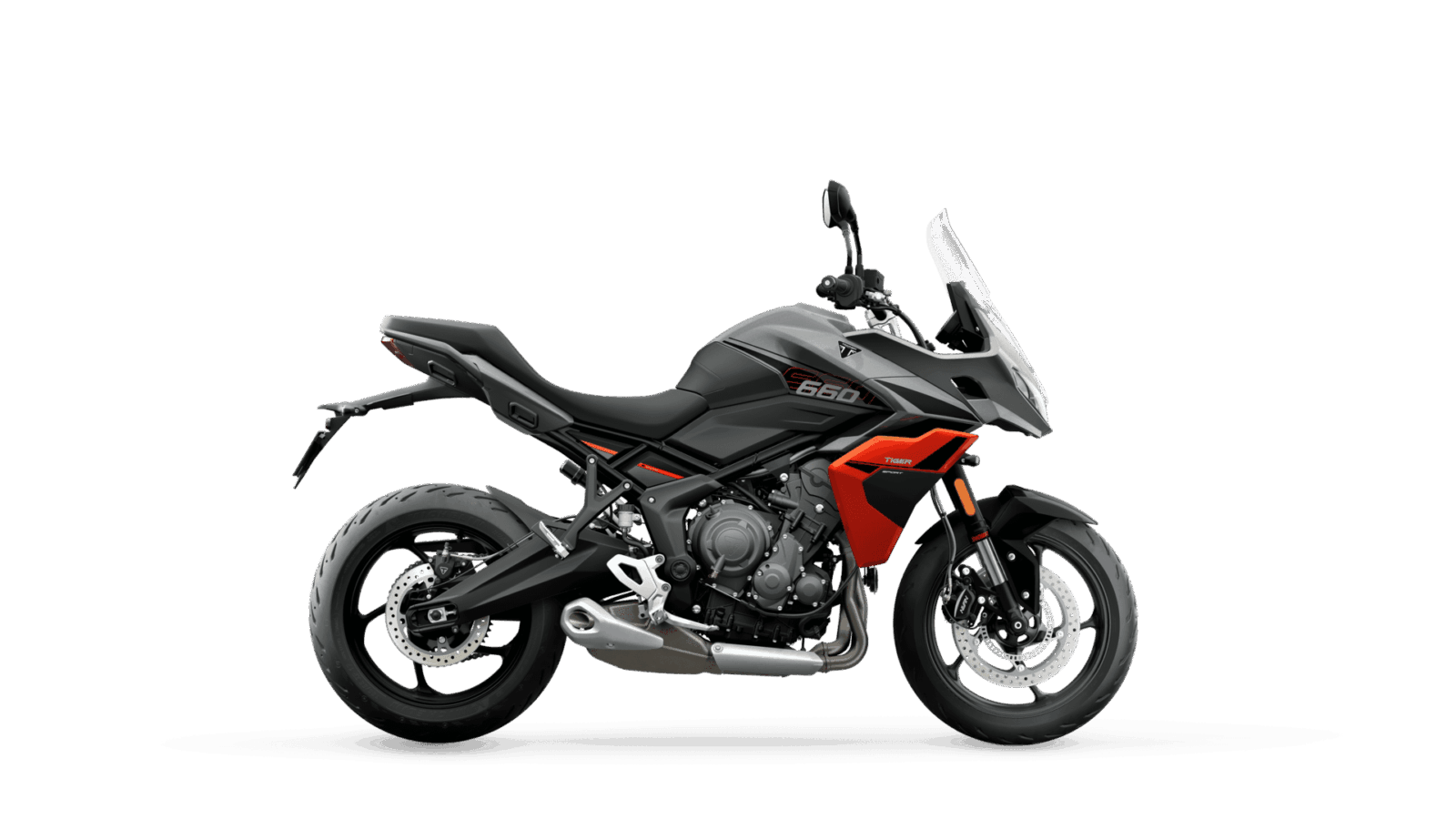 Triumph Tiger 660 Silver Ice Intense Orange
