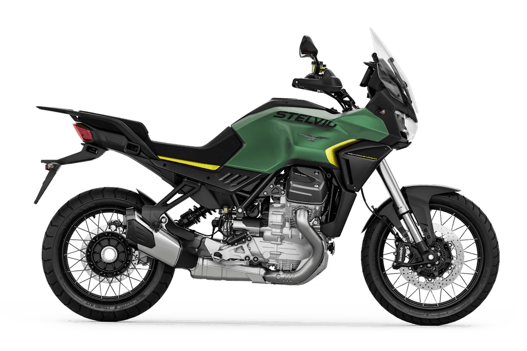 Moto guzzi stelvio verde