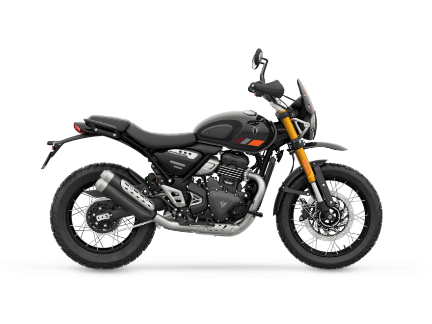 Triumph scrambler 400 xc dark grey