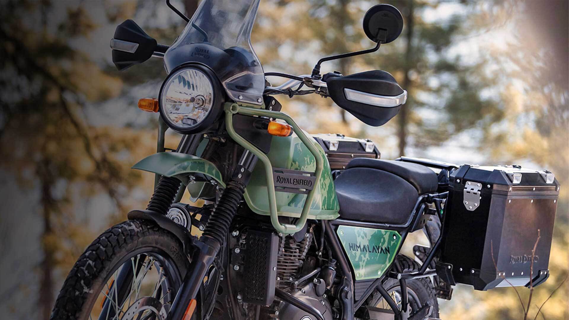 Pogliani royal enfield banner himalayan 2021