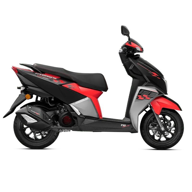 Tvs ntorq 125 euro5 kirmiizi siyahgri my2024 scooter motosiklet 87144